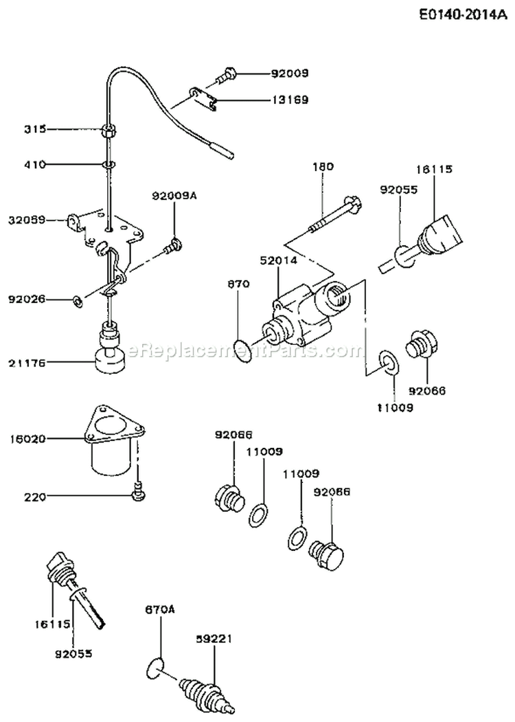 Page I Diagram and Parts List for FG300D BS05 Kawasaki Engine