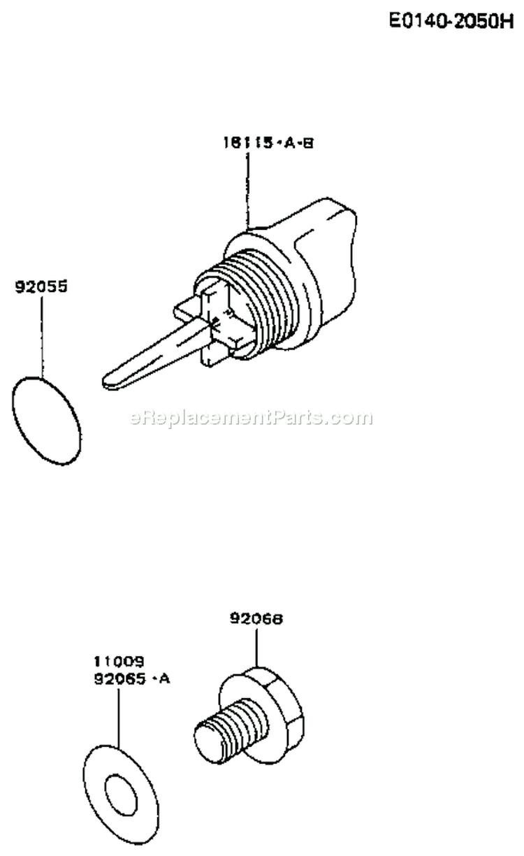 Page I Diagram and Parts List for FG300D CS12 Kawasaki Engine