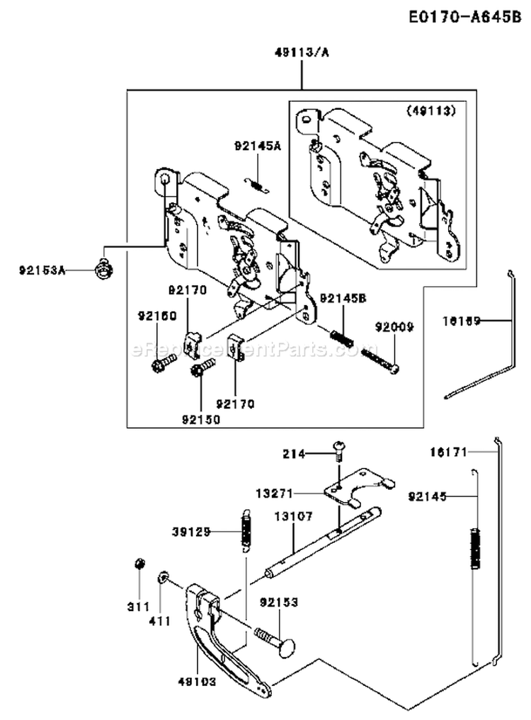 Page C Diagram and Parts List for FH381V AS30 Kawasaki Engine