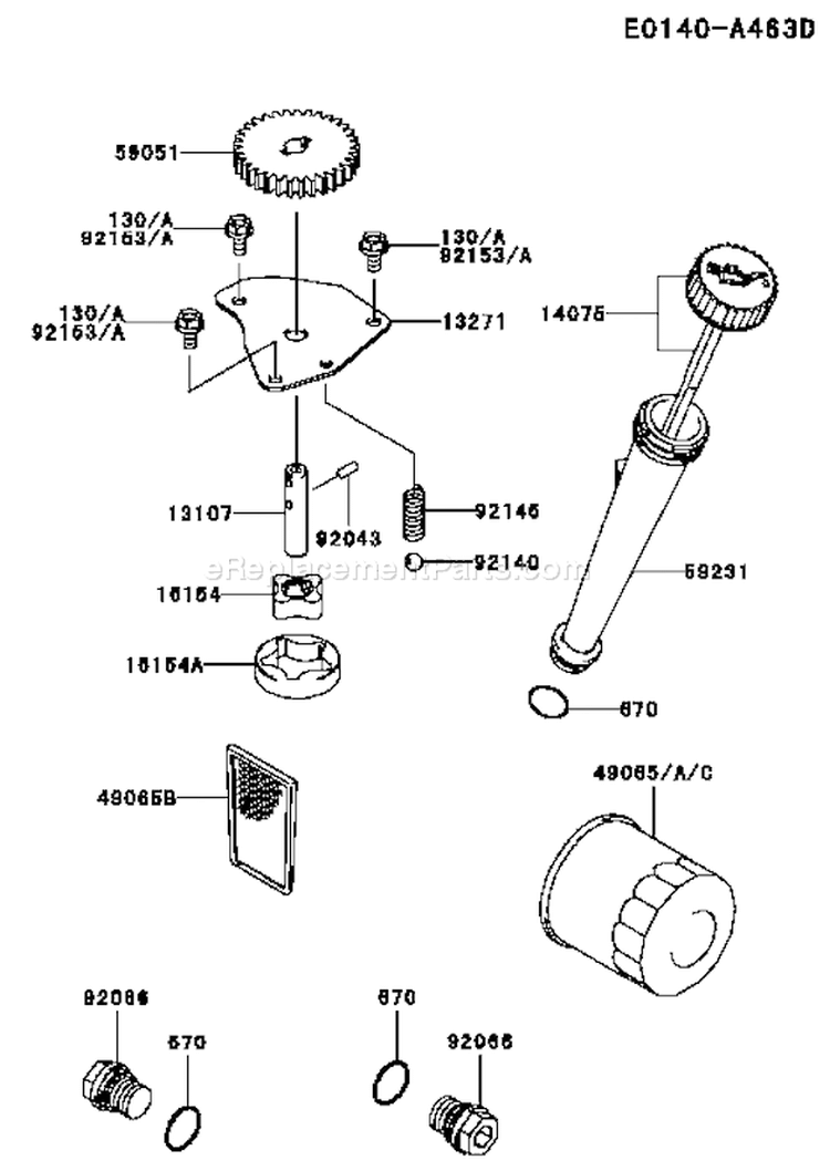 Page I Diagram and Parts List for FH381V CS01 Kawasaki Engine