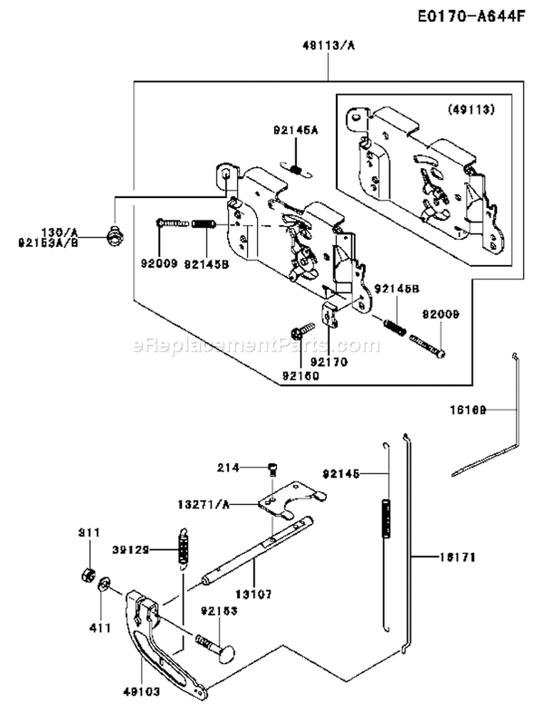 Page C Diagram and Parts List for FH381V CS02 Kawasaki Engine