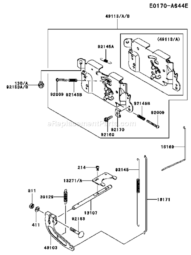 Page C Diagram and Parts List for FH381V CS06 Kawasaki Engine