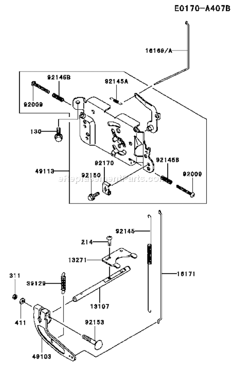 Page C Diagram and Parts List for FH430V AS09 Kawasaki Engine