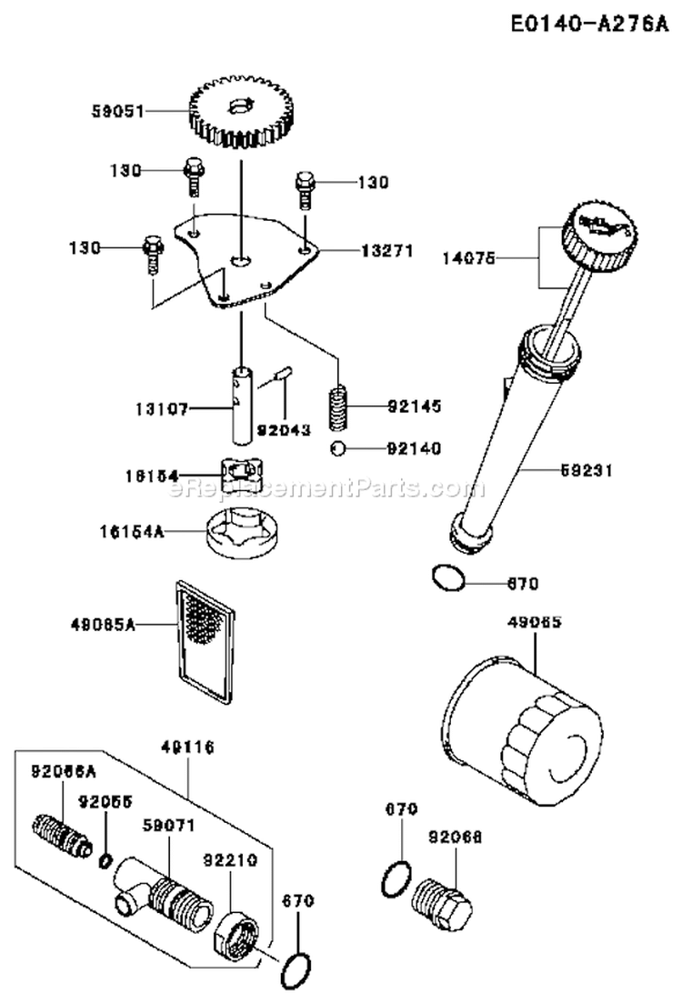 Page I Diagram and Parts List for FH430V AS13 Kawasaki Engine