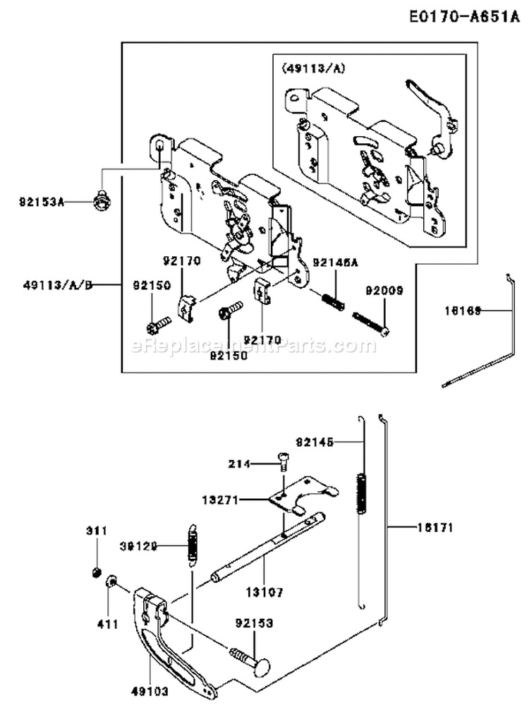 Page C Diagram and Parts List for FH430V AS35 Kawasaki Engine