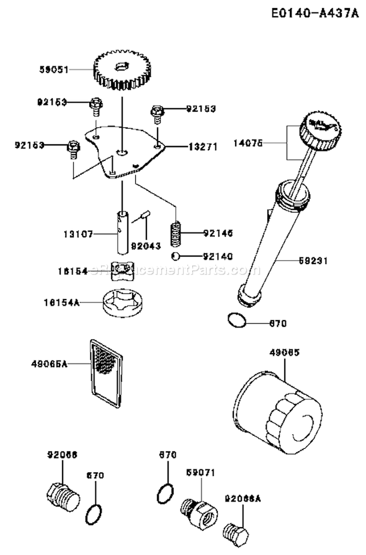 Page I Diagram and Parts List for FH430V AS36 Kawasaki Engine