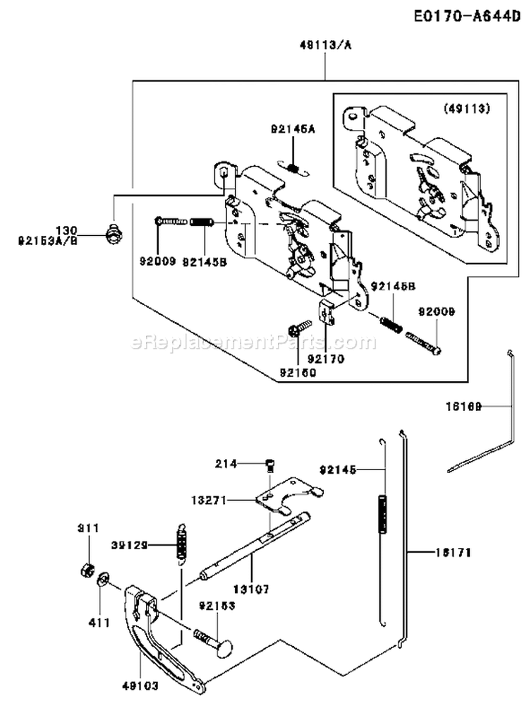 Page C Diagram and Parts List for FH430V CS02 Kawasaki Engine