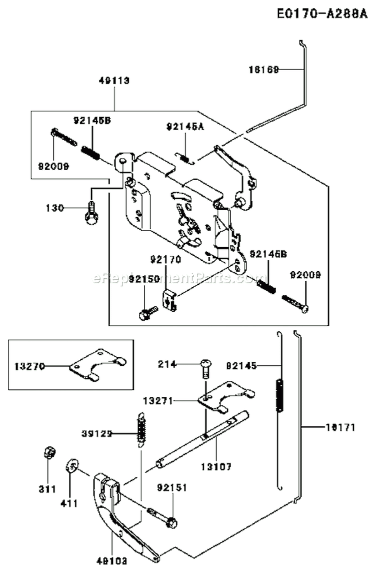 Page C Diagram and Parts List for FH451V AS02 Kawasaki Engine