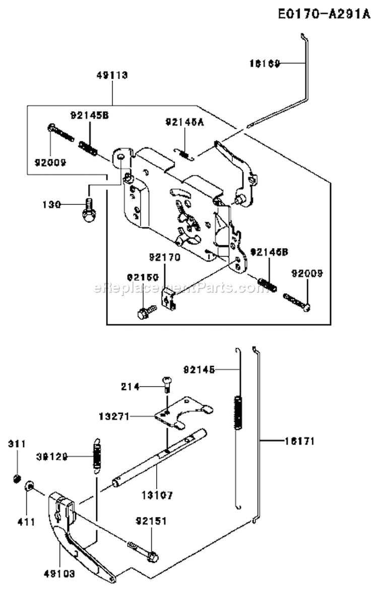 Page C Diagram and Parts List for FH451V AS05 Kawasaki Engine