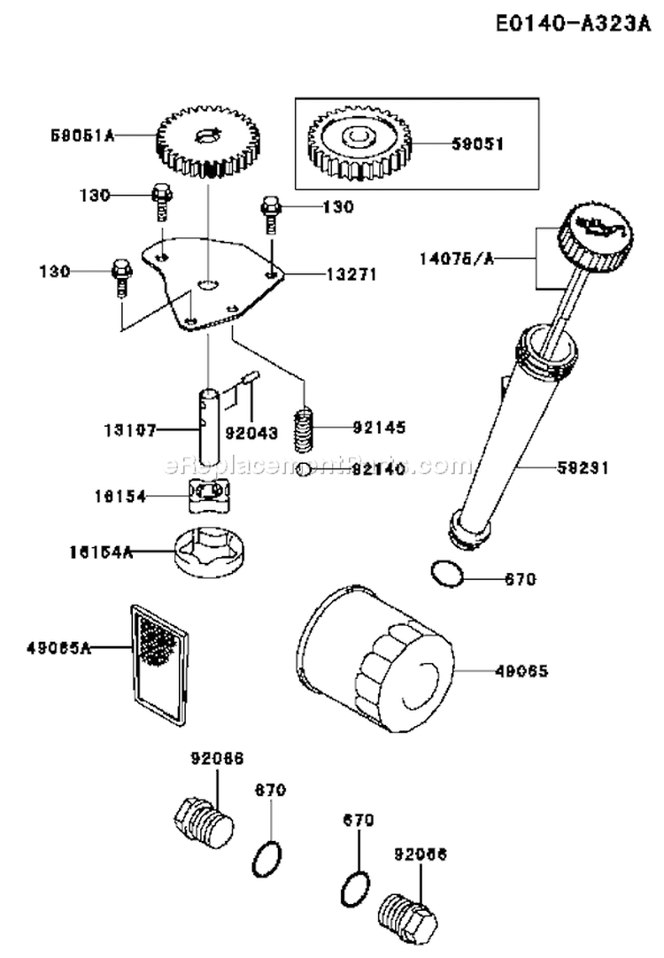 Page I Diagram and Parts List for FH500V AS15 Kawasaki Engine