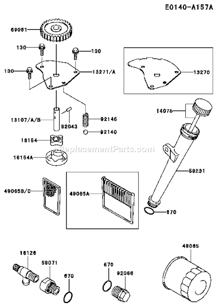 Page I Diagram and Parts List for FH500V AS20 Kawasaki Engine