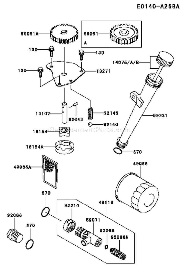 Page I Diagram and Parts List for FH531V-AS06  Kawasaki Engine