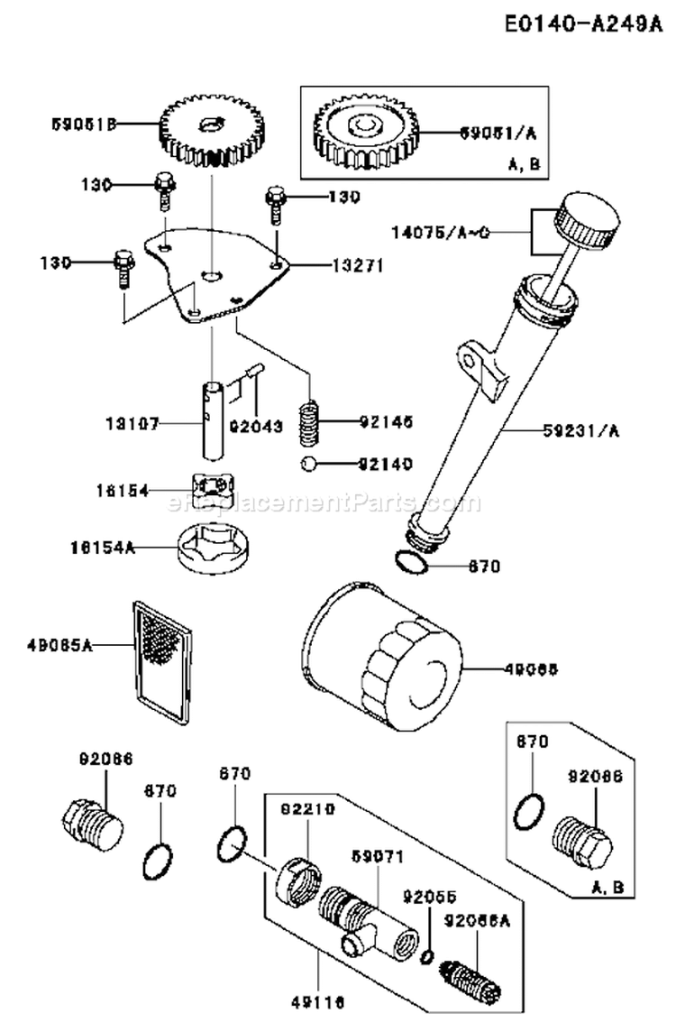 Page I Diagram and Parts List for FH531V-AS07  Kawasaki Engine