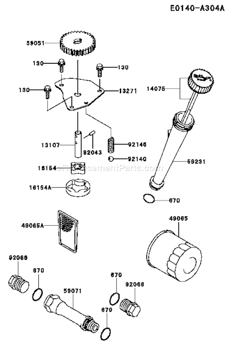 Page I Diagram and Parts List for FH531V-ES50  Kawasaki Engine