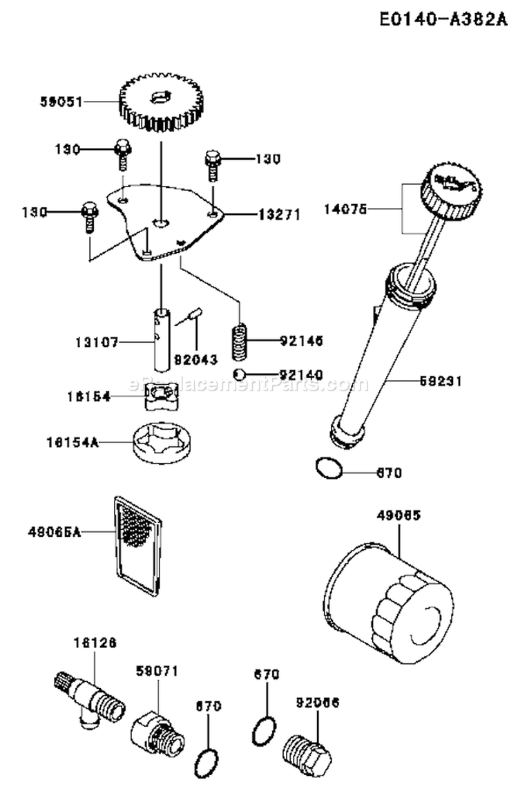 Page I Diagram and Parts List for FH541V AS40 Kawasaki Engine