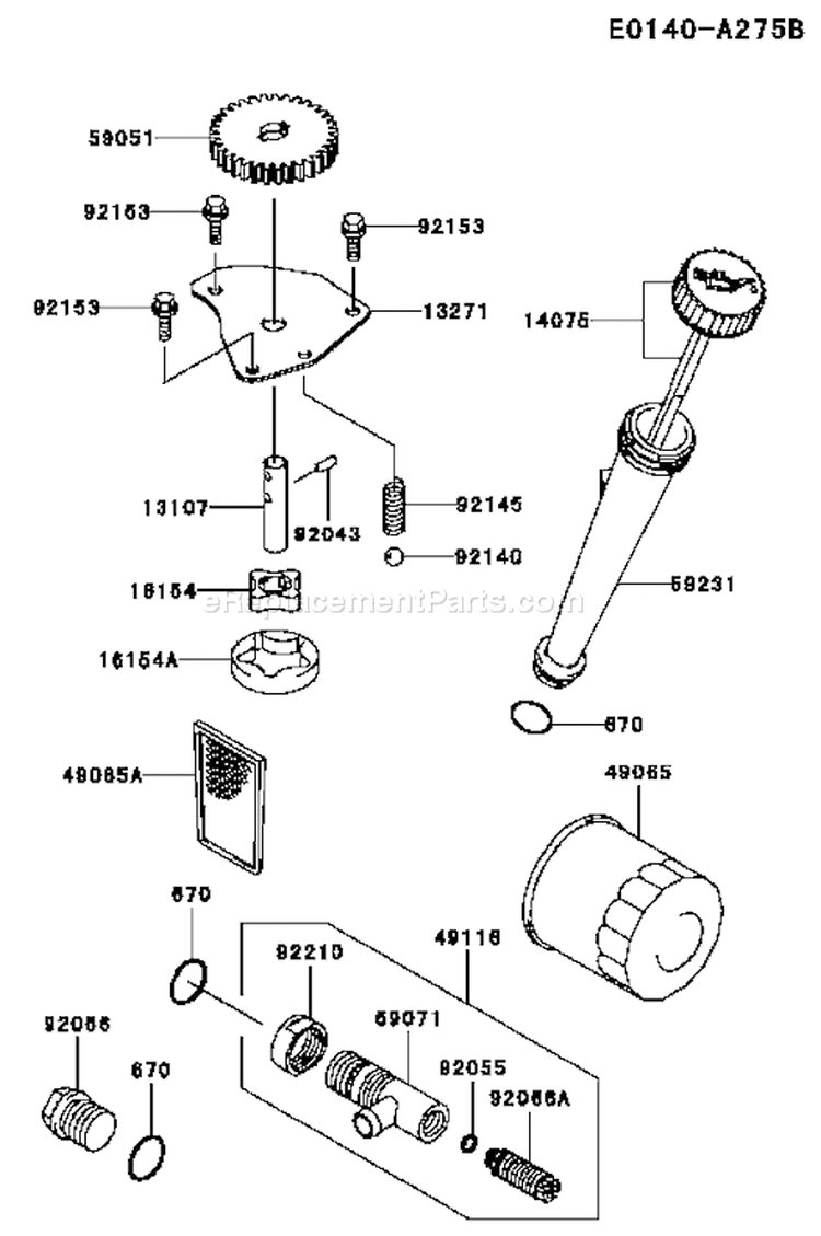 Page I Diagram and Parts List for FH541V AS42 Kawasaki Engine