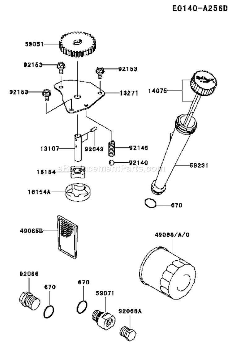 Page I Diagram and Parts List for FH541V CS44 Kawasaki Engine