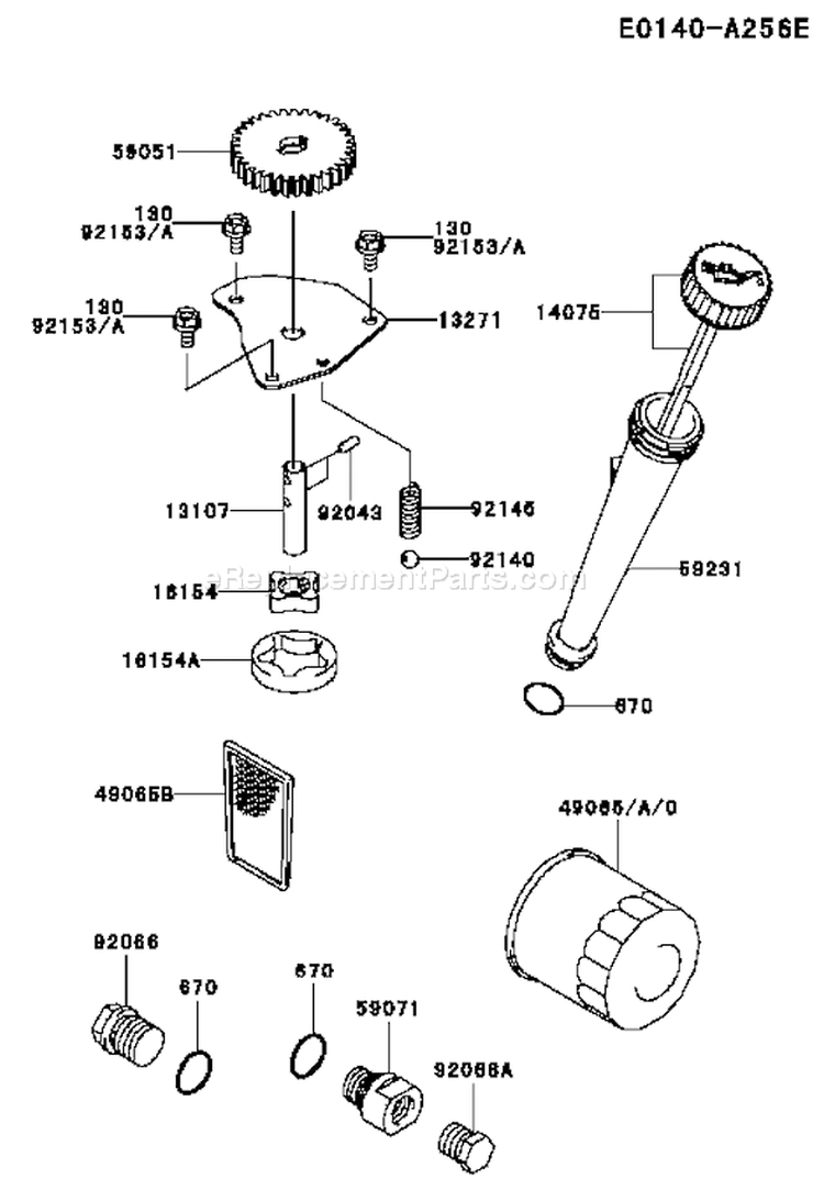 Page I Diagram and Parts List for FH541V-DS05  Kawasaki Engine