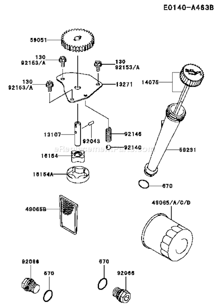 Page I Diagram and Parts List for FH541V-CS32  Kawasaki Engine