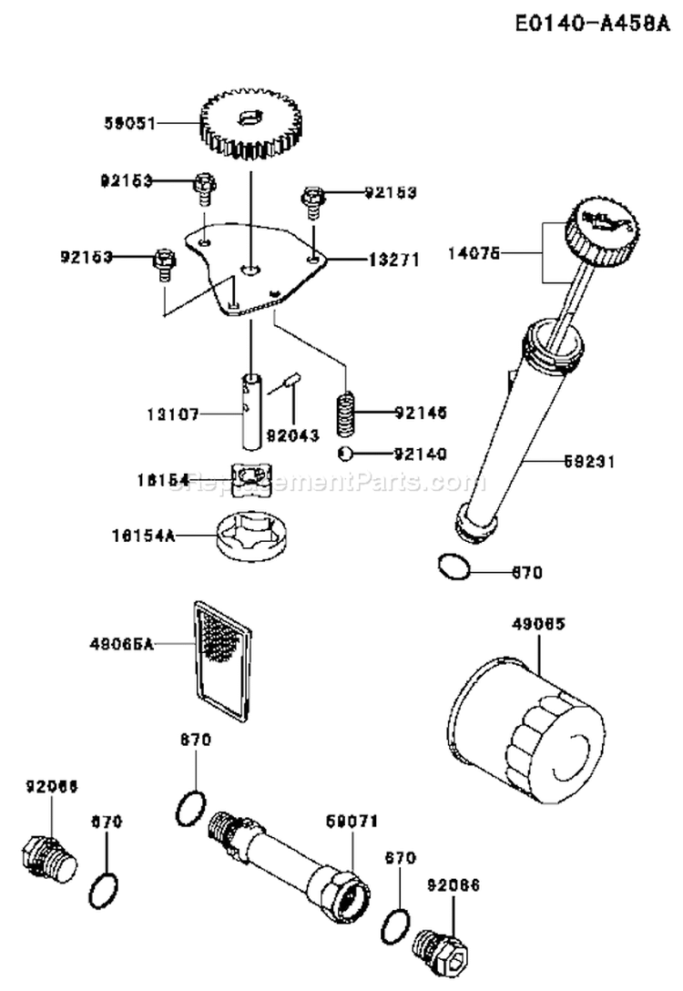 Page I Diagram and Parts List for FH580V AS60 Kawasaki Engine