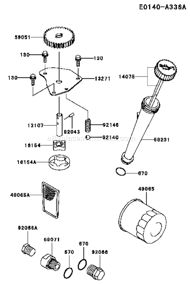 Page I Diagram and Parts List for FH580V BS31 Kawasaki Engine