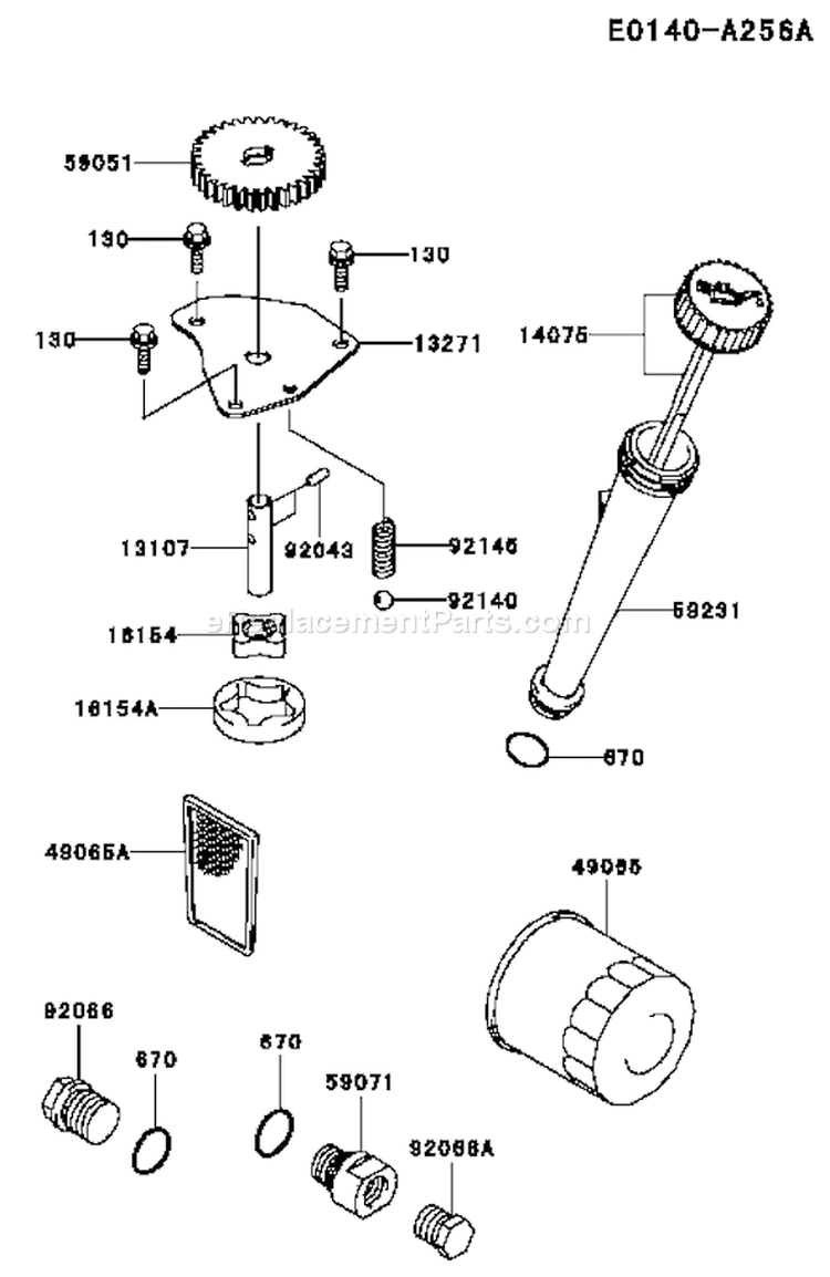 Page I Diagram and Parts List for FH541V-AS06  Kawasaki Engine
