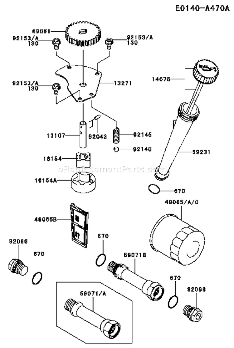 Page I Diagram and Parts List for FH601V BS33 Kawasaki Engine