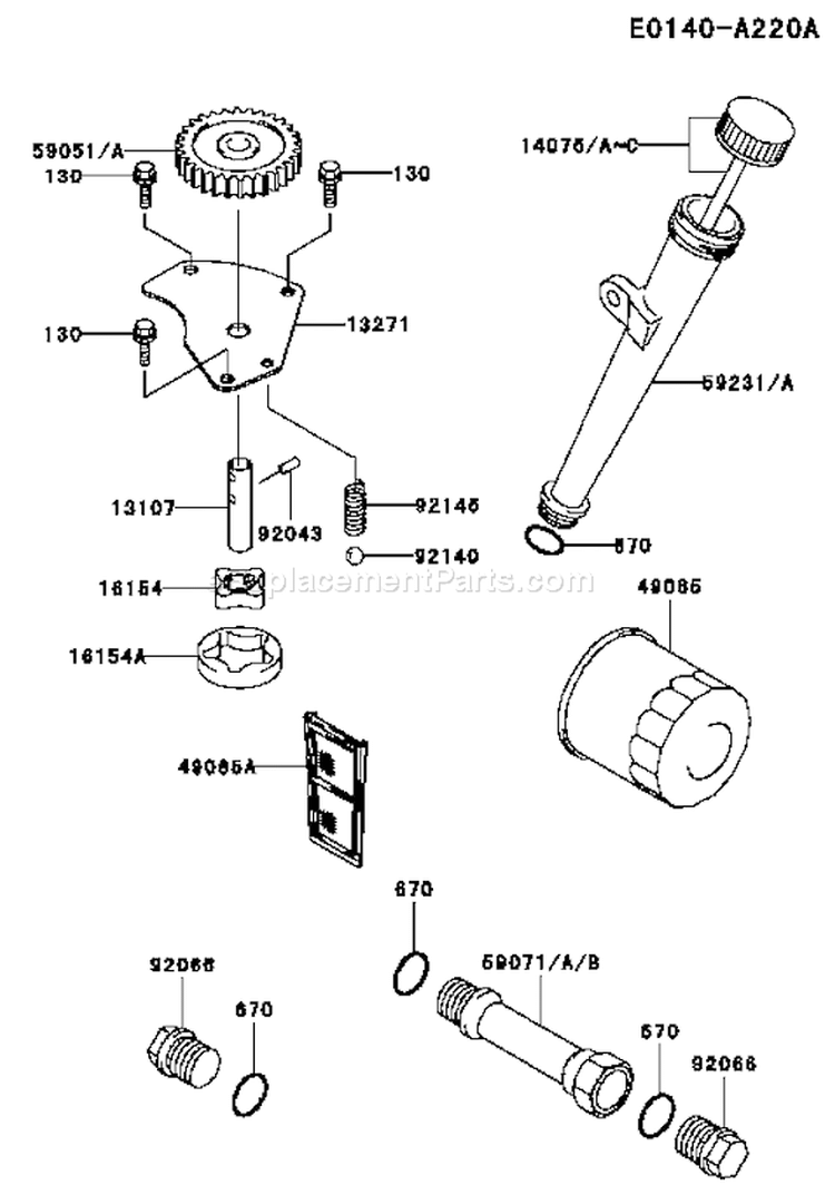Page I Diagram and Parts List for FH601V CS12 Kawasaki Engine
