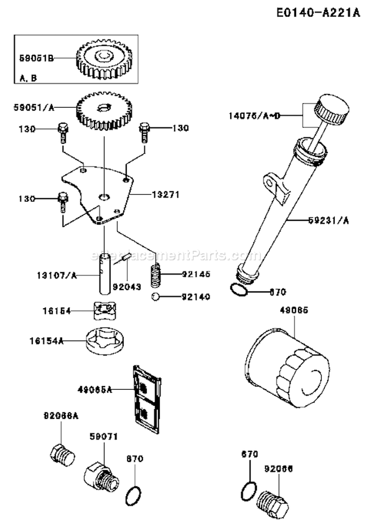 Page I Diagram and Parts List for FH601V DS08 Kawasaki Engine