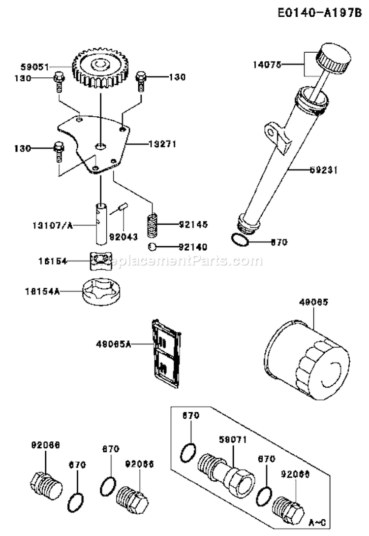 Page I Diagram and Parts List for FH601V CS11 Kawasaki Engine