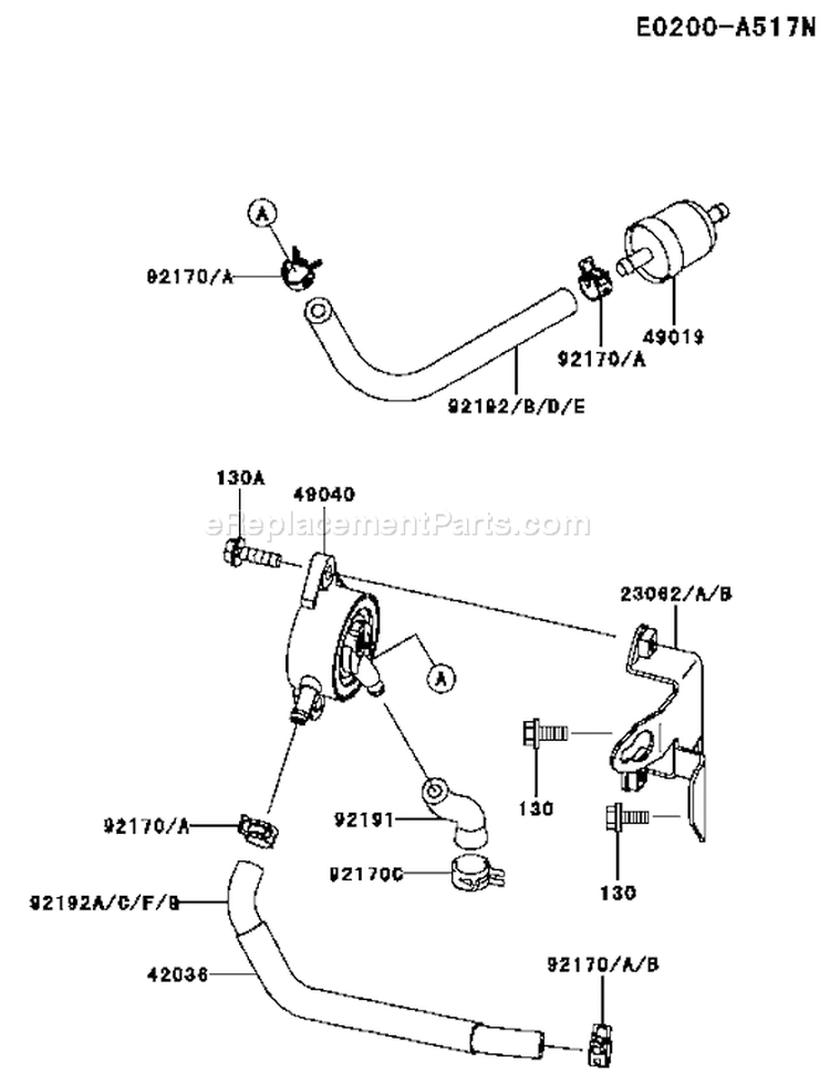 Page G Diagram and Parts List for FH601V FS09 Kawasaki Engine