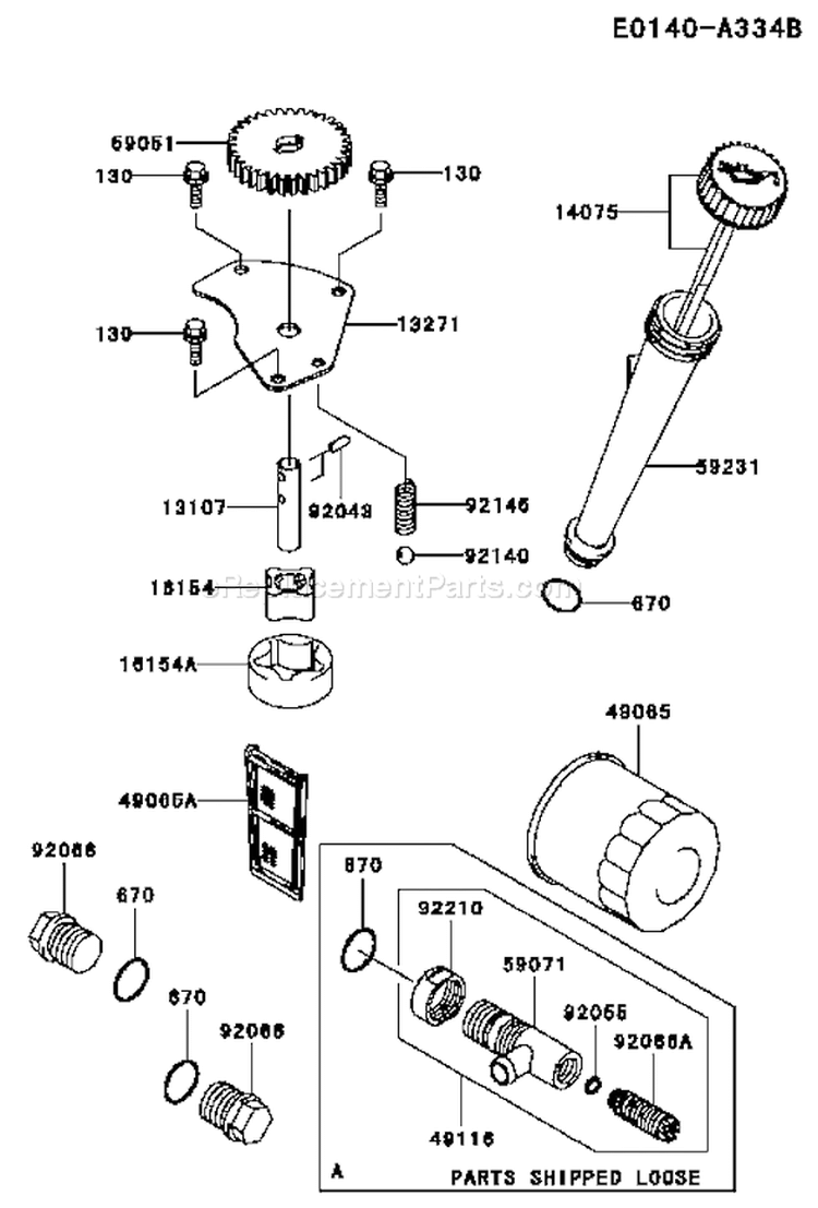 Page I Diagram and Parts List for FH641V AG80 Kawasaki Engine