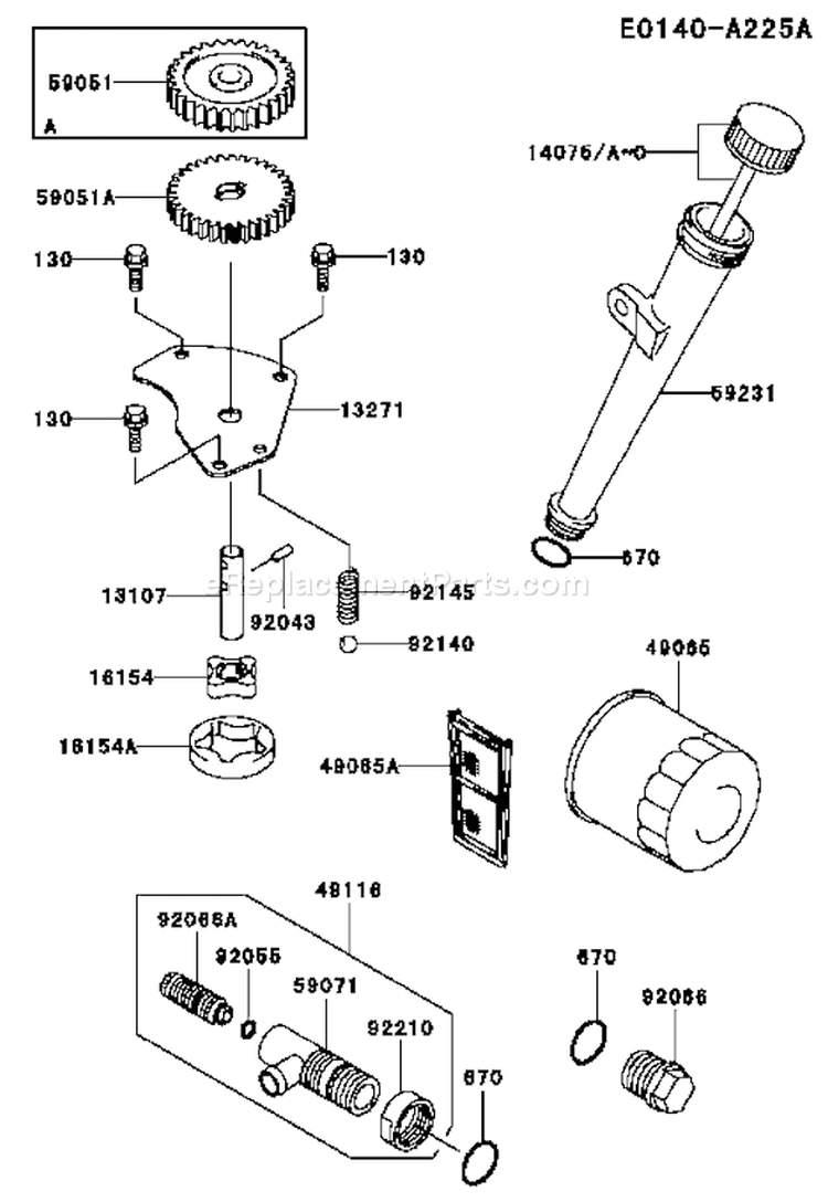 Page I Diagram and Parts List for FH641V AS15 Kawasaki Engine