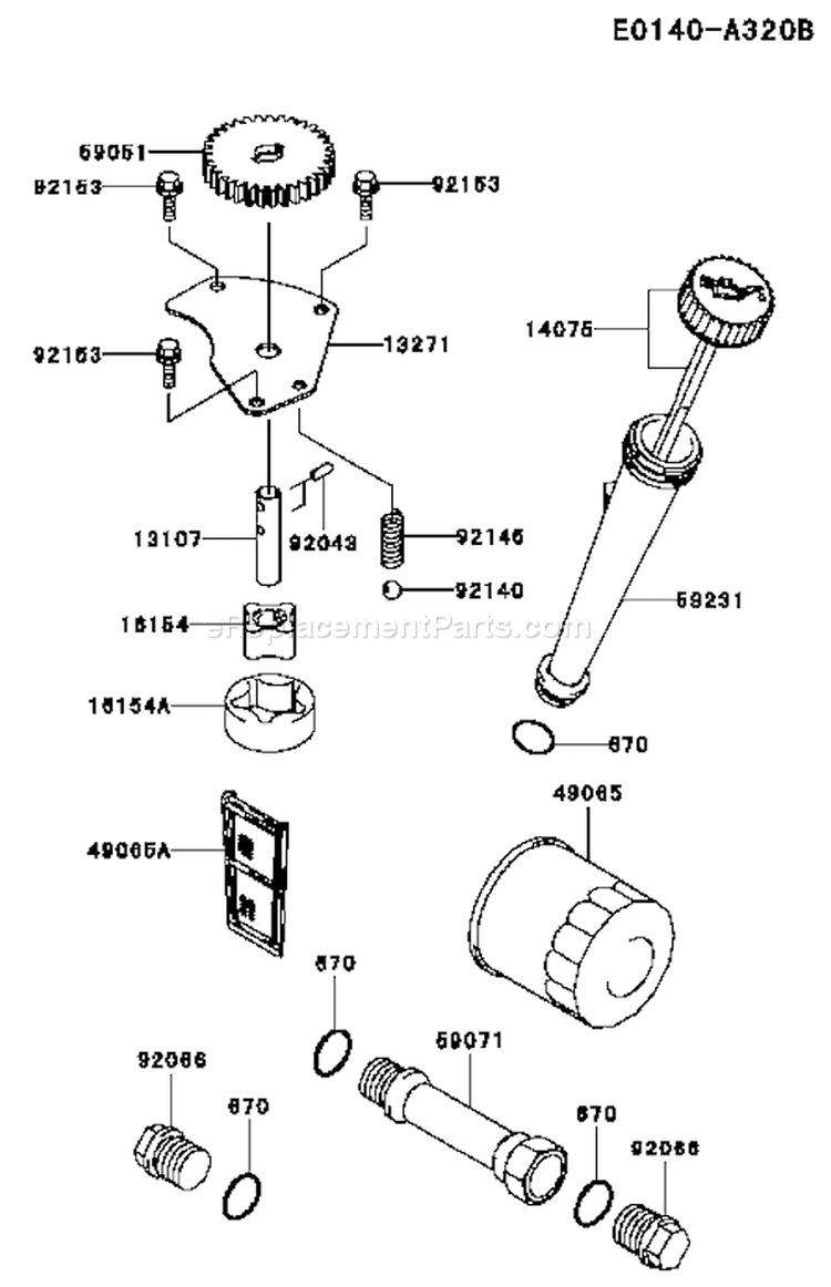 Page I Diagram and Parts List for FH641V BS53 Kawasaki Engine