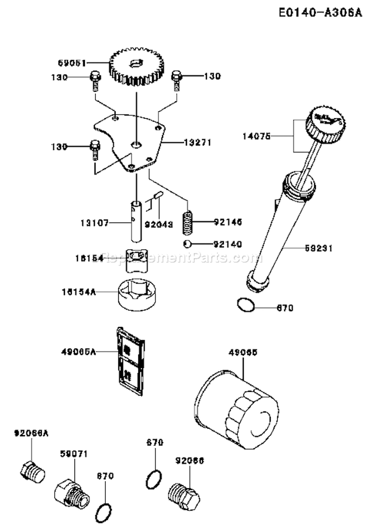 Page I Diagram and Parts List for FH601V ES08 Kawasaki Engine