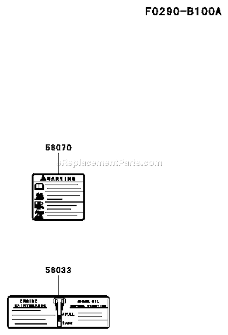 Page H Diagram and Parts List for FH541V-AS07  Kawasaki Engine