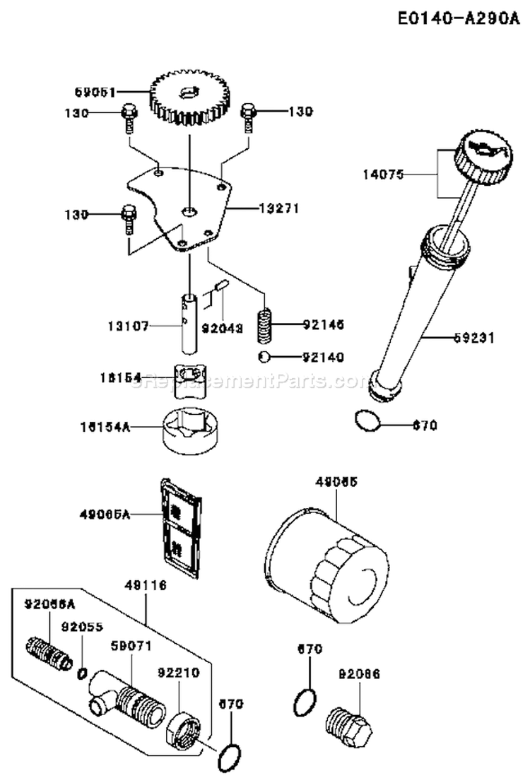 Page I Diagram and Parts List for FH641V DS15 Kawasaki Engine