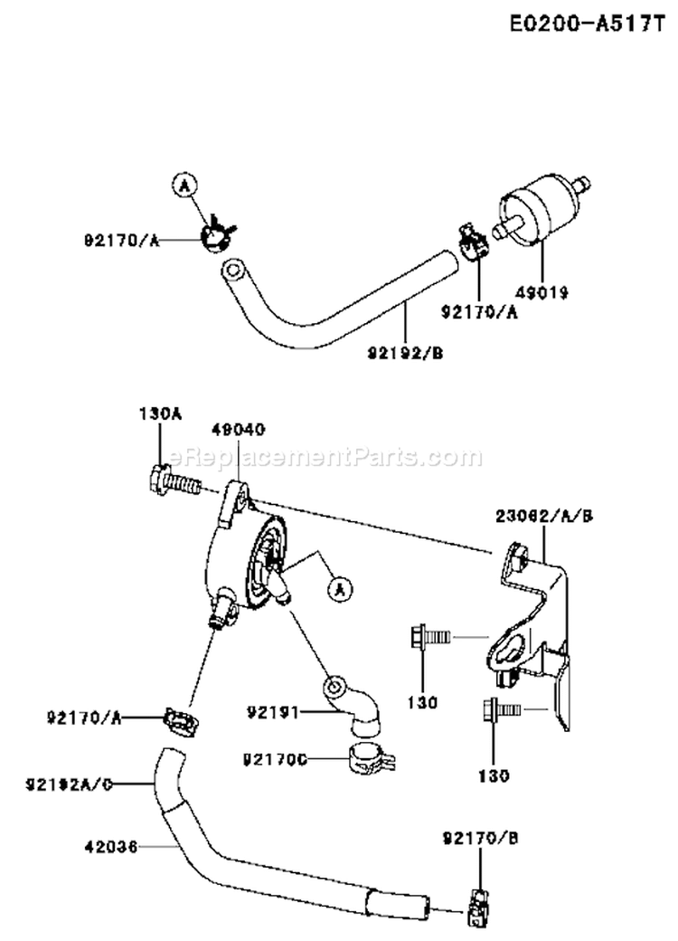 Page G Diagram and Parts List for FH641V FS21 Kawasaki Engine