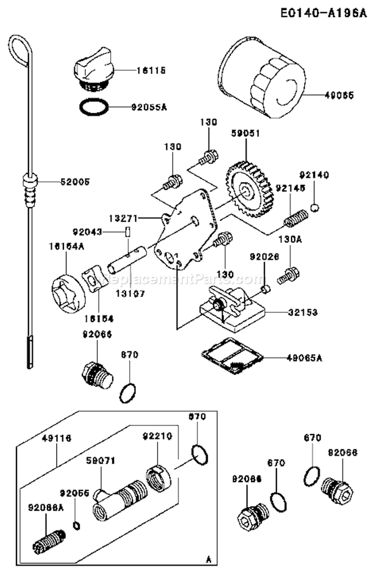 Page I Diagram and Parts List for FH680D AS05 Kawasaki Engine