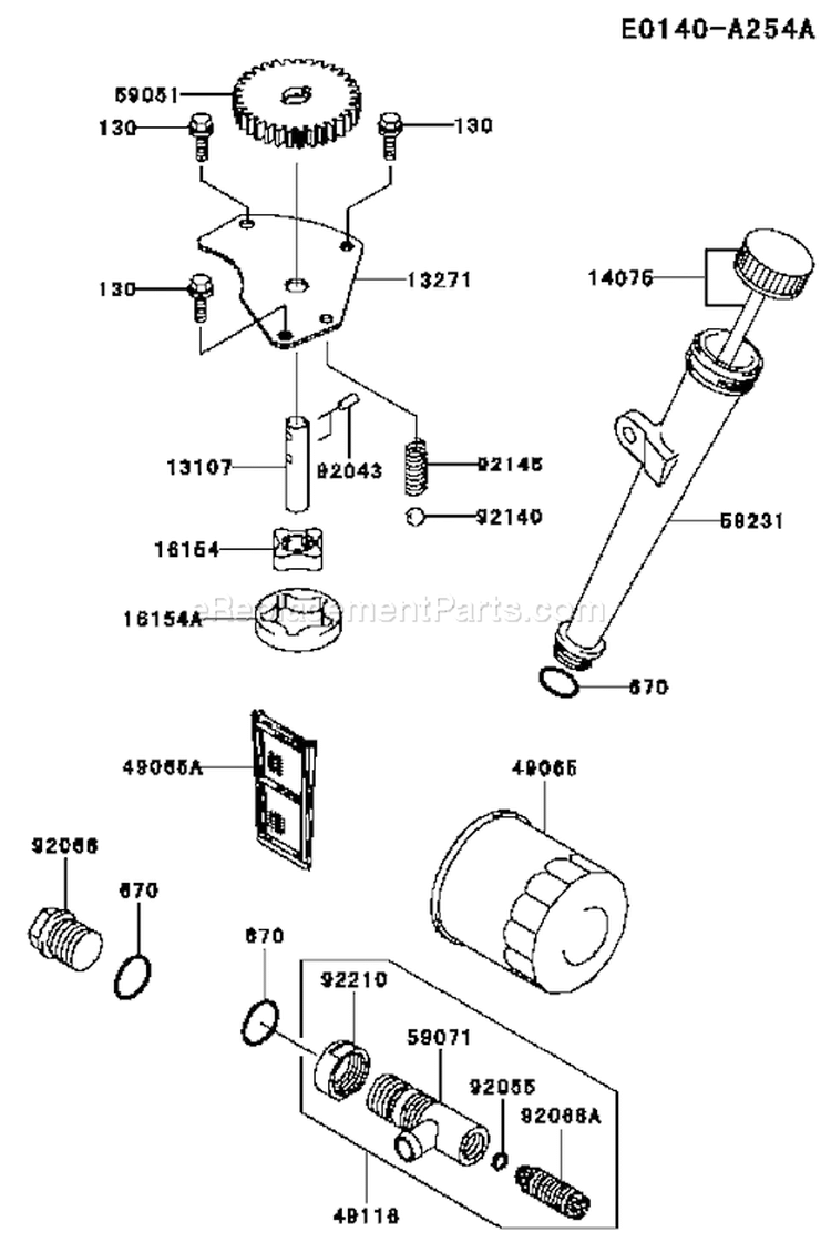 Page I Diagram and Parts List for FH680V AS26 Kawasaki Engine