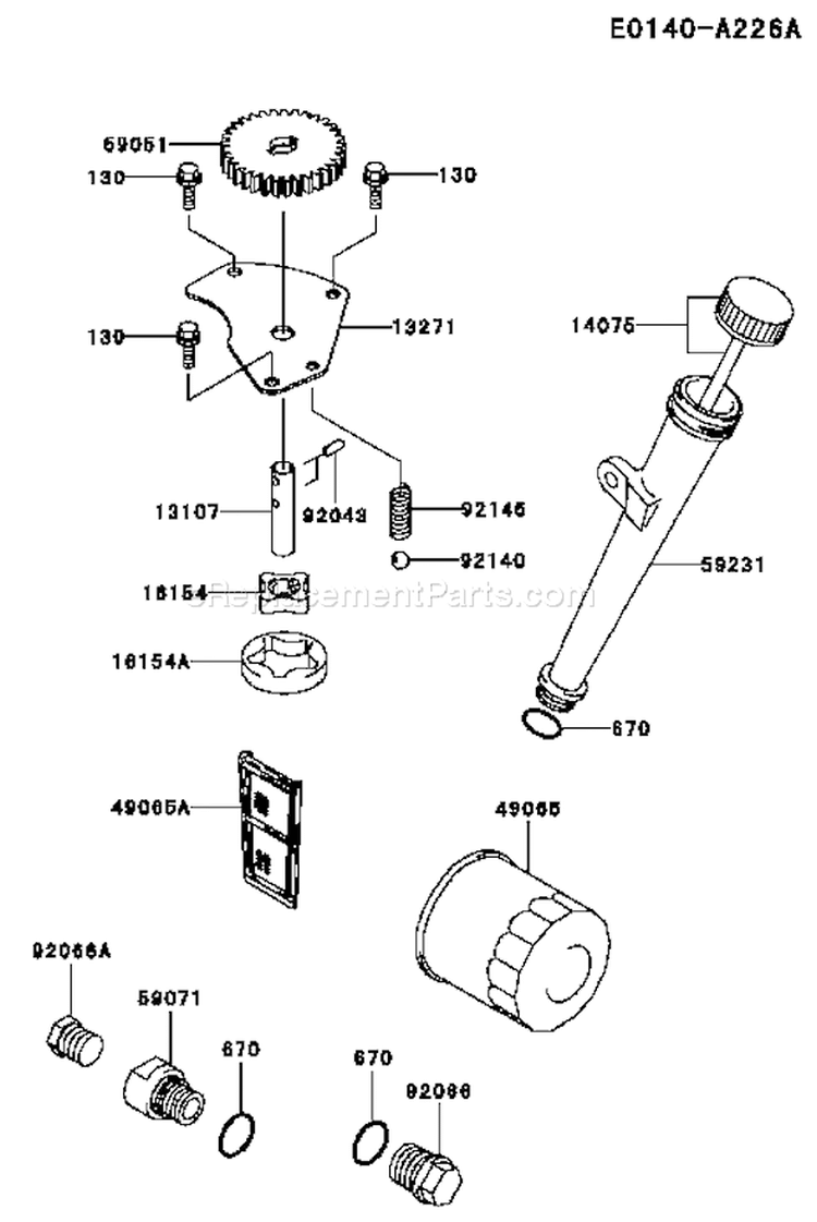 Page I Diagram and Parts List for FH680V AS29 Kawasaki Engine
