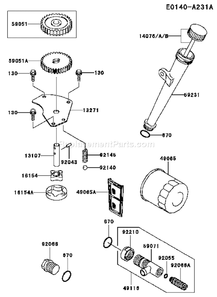 Page I Diagram and Parts List for FH680V AS15 Kawasaki Engine
