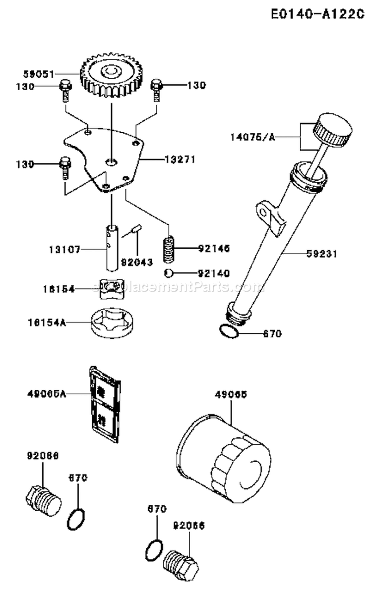Page I Diagram and Parts List for FH680V BS16 Kawasaki Engine