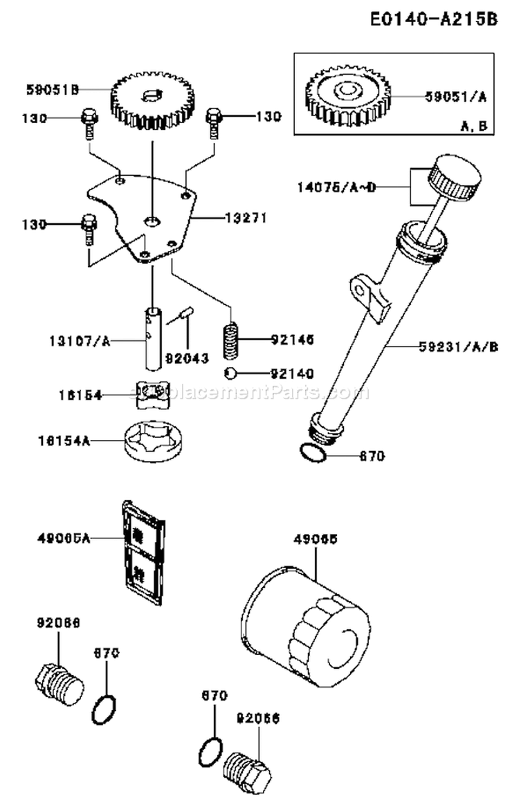 Page I Diagram and Parts List for FH601V BS10 Kawasaki Engine
