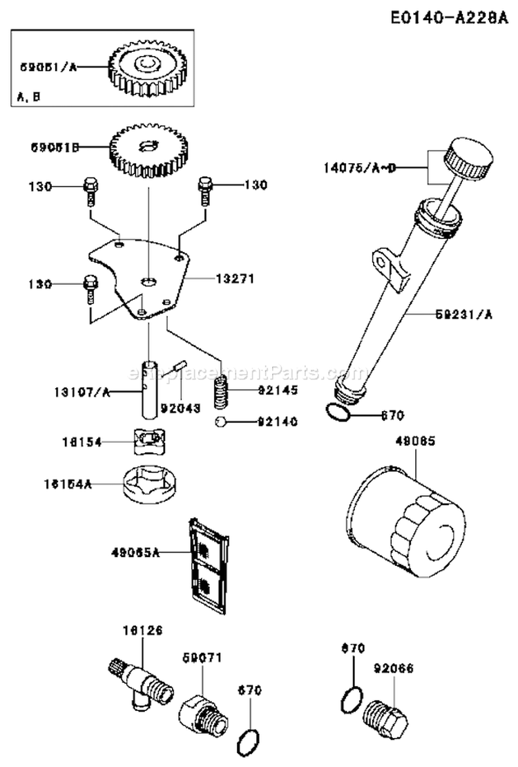 Page I Diagram and Parts List for FH680V BS04 Kawasaki Engine
