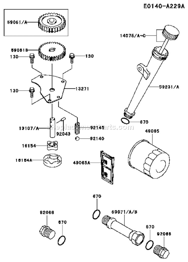 Page I Diagram and Parts List for FH680V CS05 Kawasaki Engine