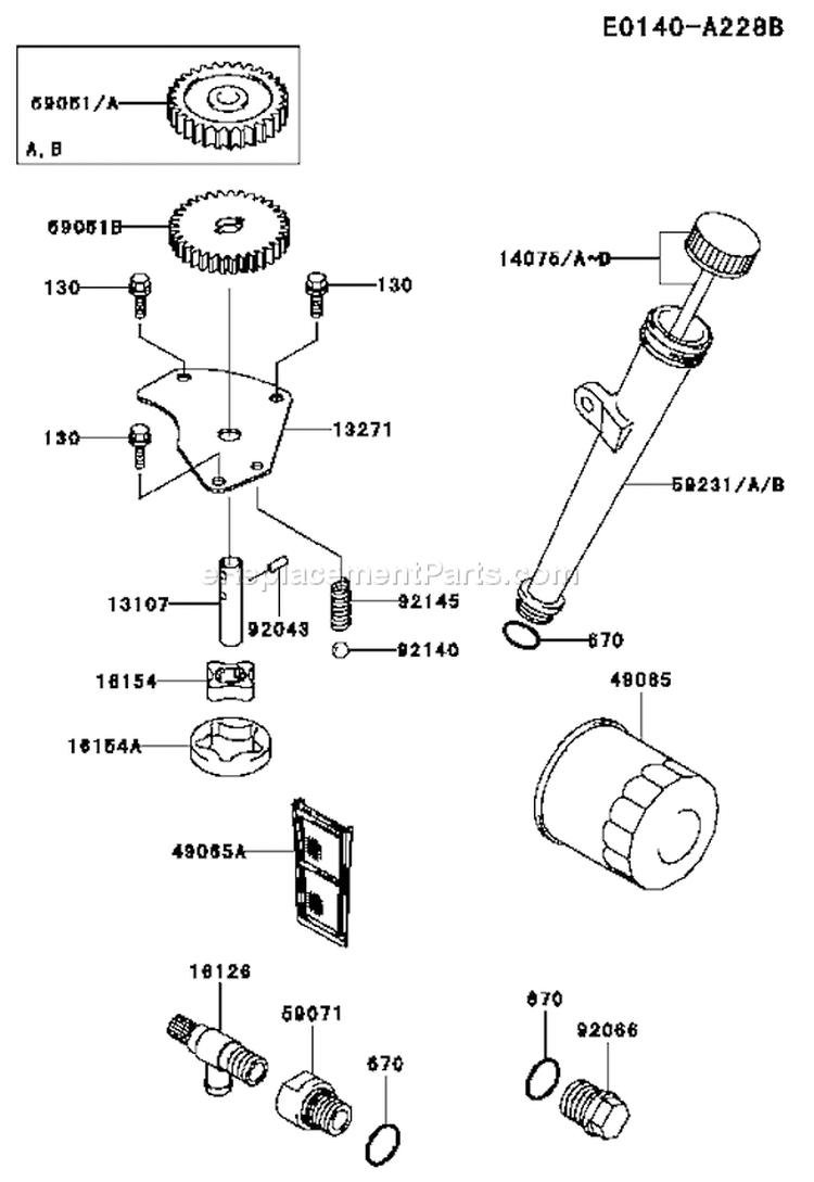 Page I Diagram and Parts List for FH680V CS11 Kawasaki Engine