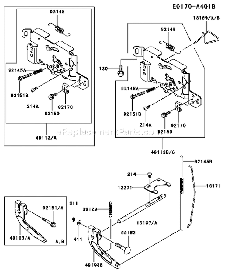 Page C Diagram and Parts List for FH641V CS09 Kawasaki Engine