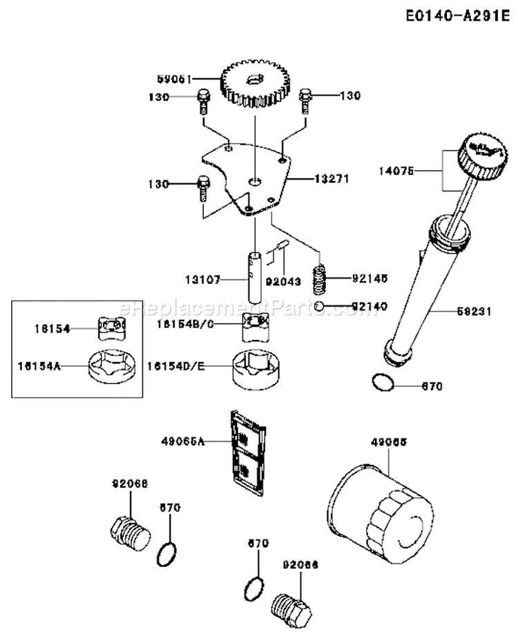 Page I Diagram and Parts List for FH680V AS30 Kawasaki Engine