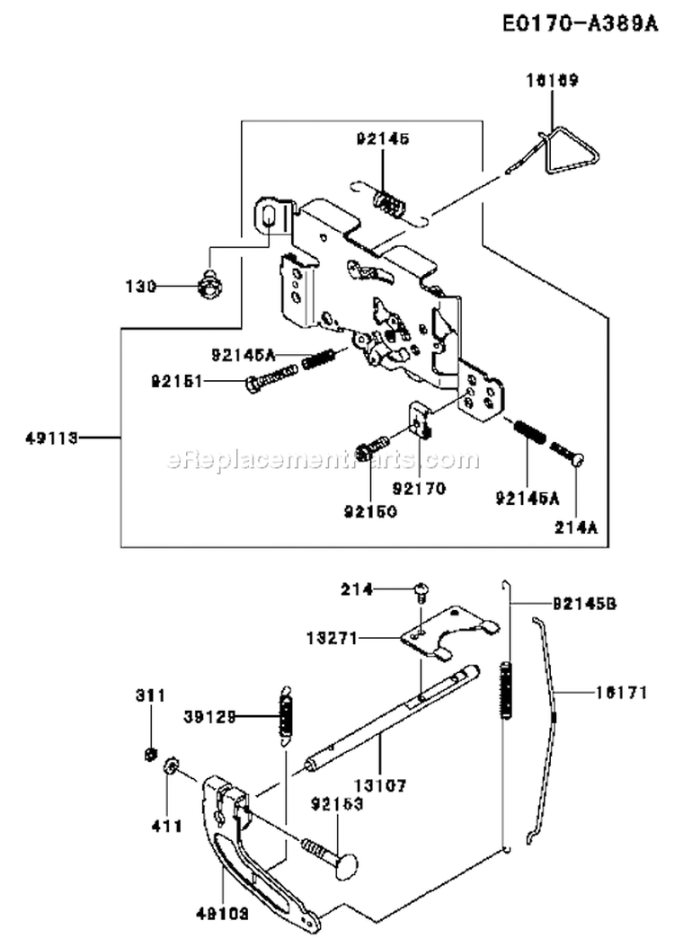 Page C Diagram and Parts List for FH601V DS05 Kawasaki Engine